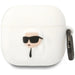 Karl Lagerfeld 3D силиконов NFT калъф за AirPods 4 - бял