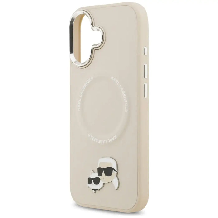 Karl Lagerfeld Karl & Choupette Pins MagSafe Case за iPhone