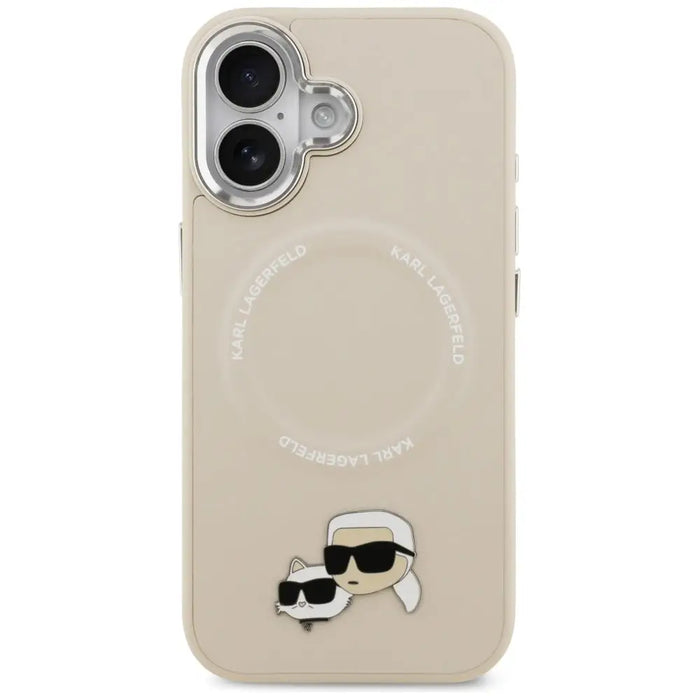 Karl Lagerfeld Karl & Choupette Pins MagSafe Case за iPhone