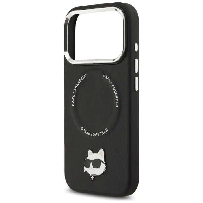 Karl Lagerfeld Choupette Pin MagSafe Case за iPhone 17 Pro