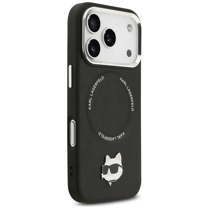 Karl Lagerfeld Choupette Pin MagSafe Case за iPhone 17 Pro