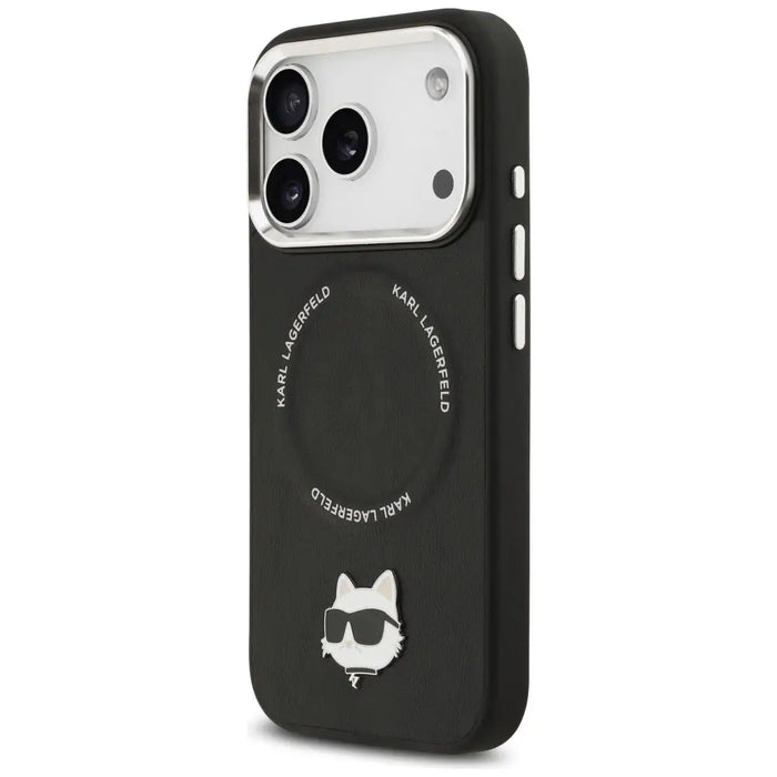 Karl Lagerfeld Choupette Pin MagSafe Case за iPhone 17 Pro