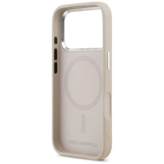 Karl Lagerfeld Choupette Pin MagSafe Case за iPhone 17 Pro