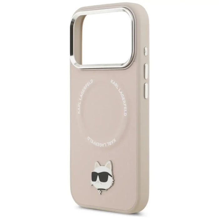 Karl Lagerfeld Choupette Pin MagSafe Case за iPhone 17 Pro