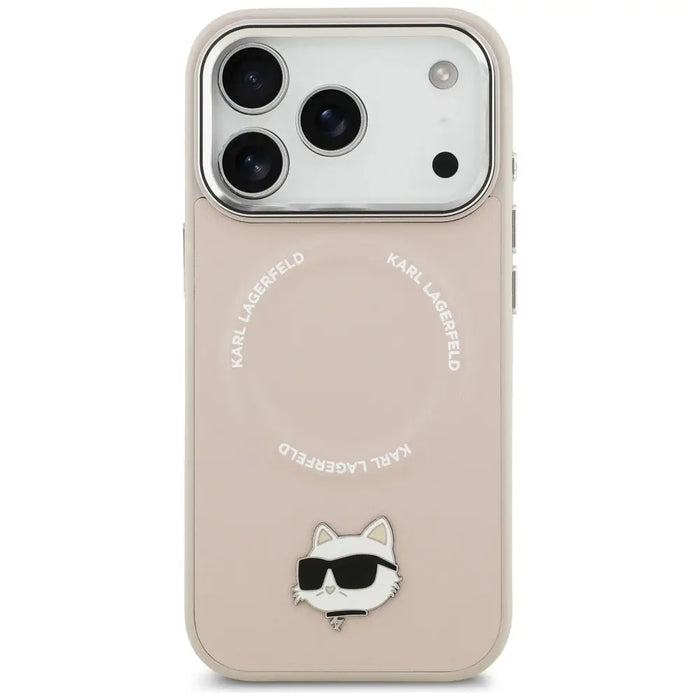 Karl Lagerfeld Choupette Pin MagSafe Case за iPhone 17 Pro
