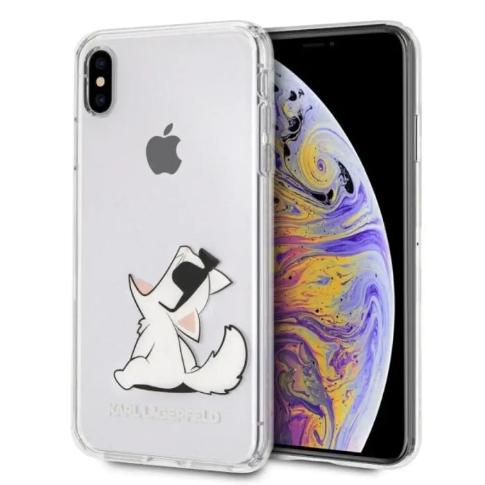 Karl Lagerfeld Choupette Забавен калъф за iPhone Xs Max