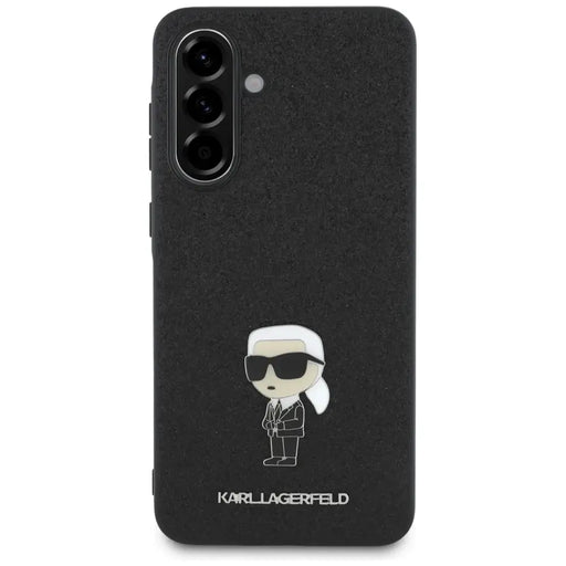 Karl Lagerfeld Fixed Glitter Ikonik Logo Metal Pin Case