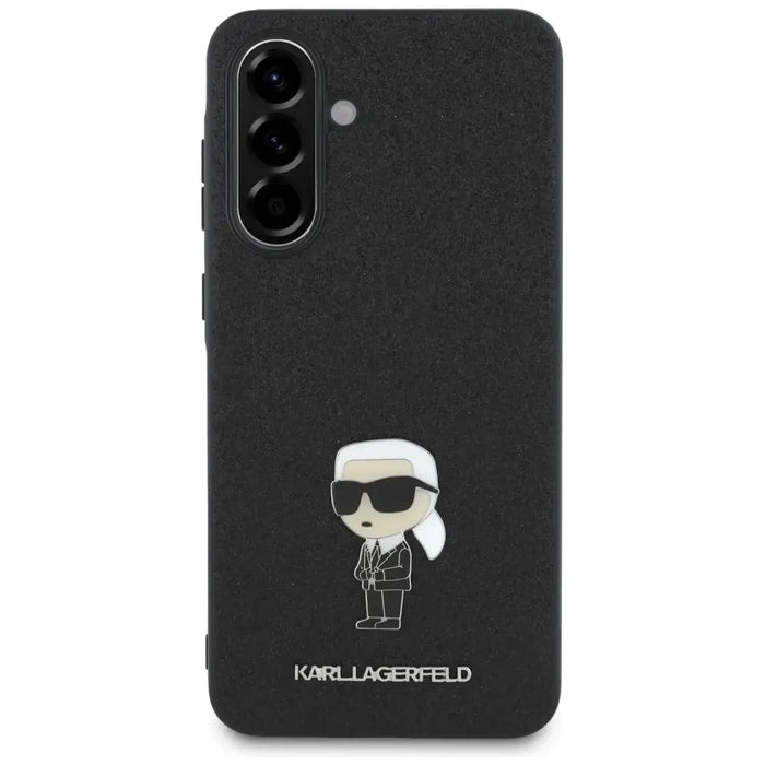 Karl Lagerfeld Fixed Glitter Ikonik Logo Metal Pin Case