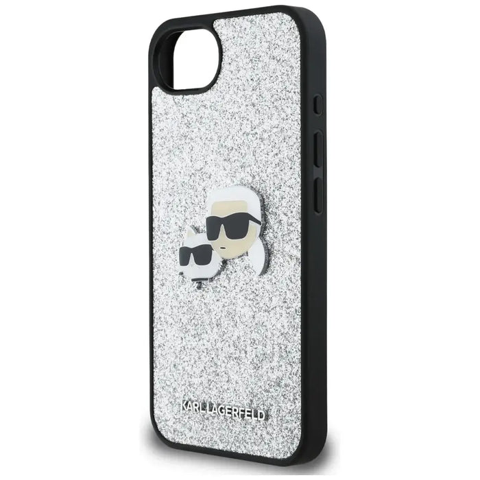 Karl Lagerfeld Fixed Glitter Ikonik Metal Pin case