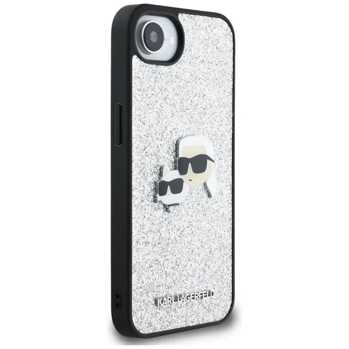 Karl Lagerfeld Fixed Glitter Ikonik Metal Pin case
