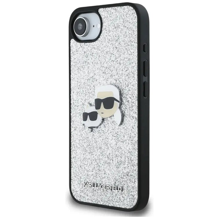 Karl Lagerfeld Fixed Glitter Ikonik Metal Pin case