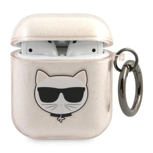 Karl Lagerfeld Glitter Choupette Case за AirPods 1 / 2
