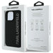 Karl Lagerfeld HC 3D гумен удължен блестящ калъф за iPhone