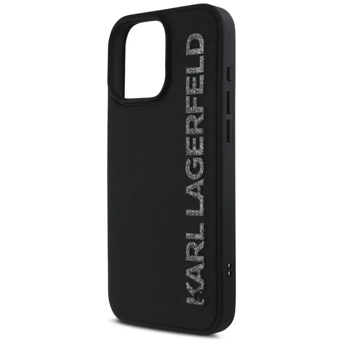 Karl Lagerfeld HC 3D гумен удължен блестящ калъф за iPhone