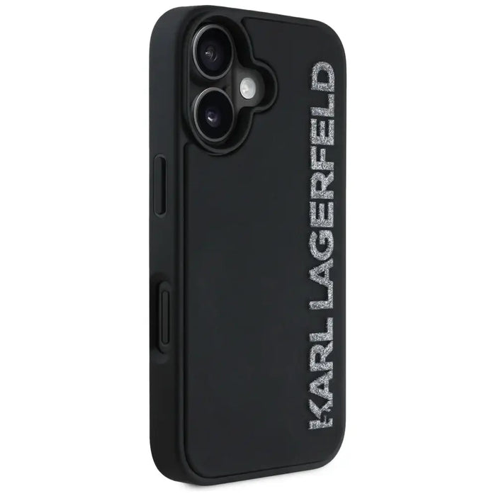 Karl Lagerfeld HC 3D гумен удължен блестящ калъф за iPhone