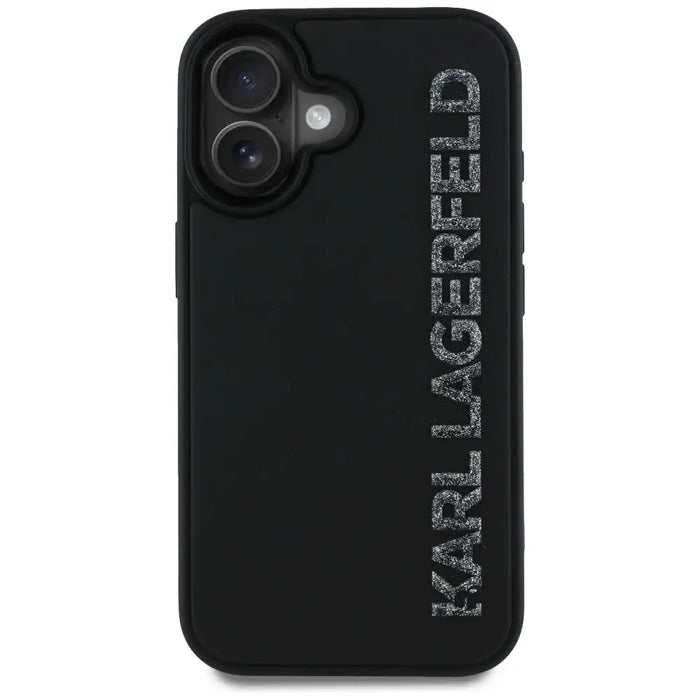 Karl Lagerfeld HC 3D гумен удължен блестящ калъф за iPhone