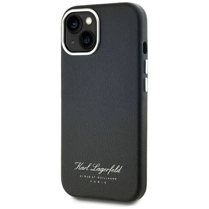 Karl Lagerfeld hotel RSG Калъф за iPhone 15 - черен