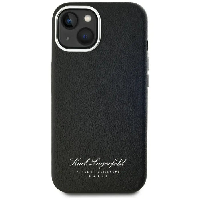Karl Lagerfeld hotel RSG Калъф за iPhone 15 - черен