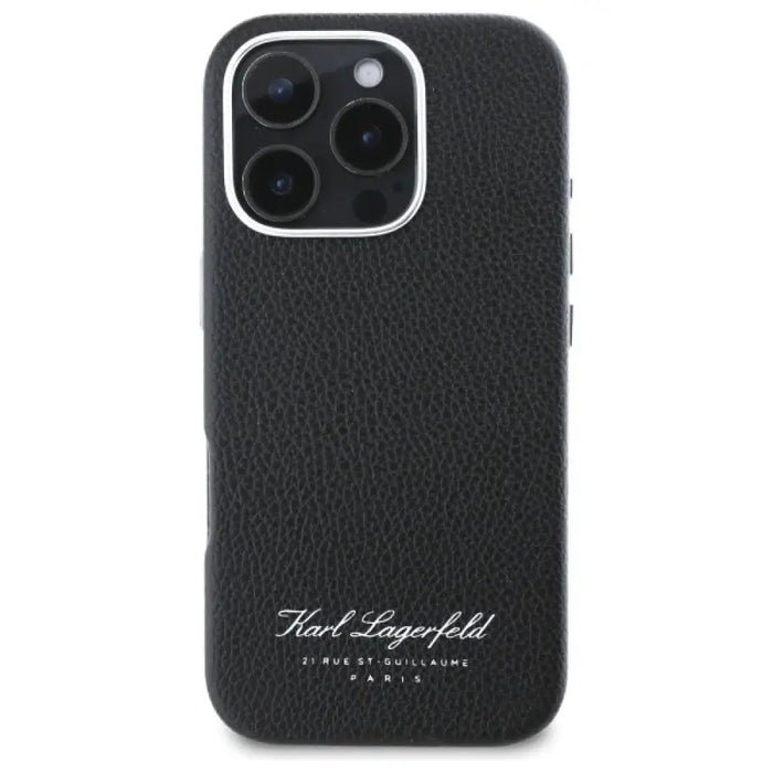 Karl Lagerfeld Hotel RSG Калъф за iPhone 16 Pro - черен