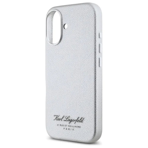 Karl Lagerfeld hotel RSG Калъф за iPhone 16 - сив