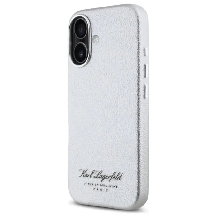 Karl Lagerfeld hotel RSG Калъф за iPhone 16 - сив