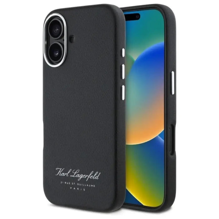 Karl Lagerfeld Hotel RSG Калъф за iPhone 16 Pro - черен