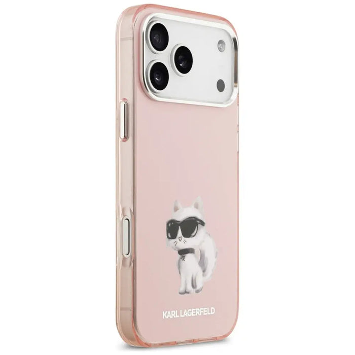 Karl Lagerfeld IML Aquarelle Choupette & Logo MagSafe Case