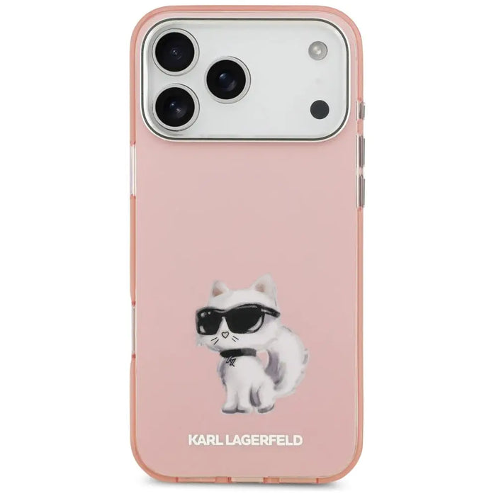 Karl Lagerfeld IML Aquarelle Choupette & Logo MagSafe Case