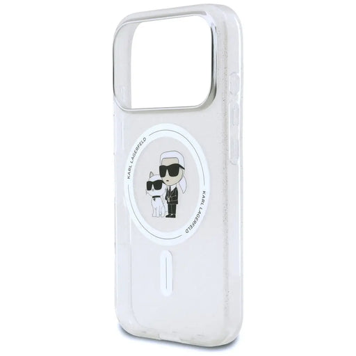 Karl Lagerfeld IML Karl Choupette Glitter MagSafe Case