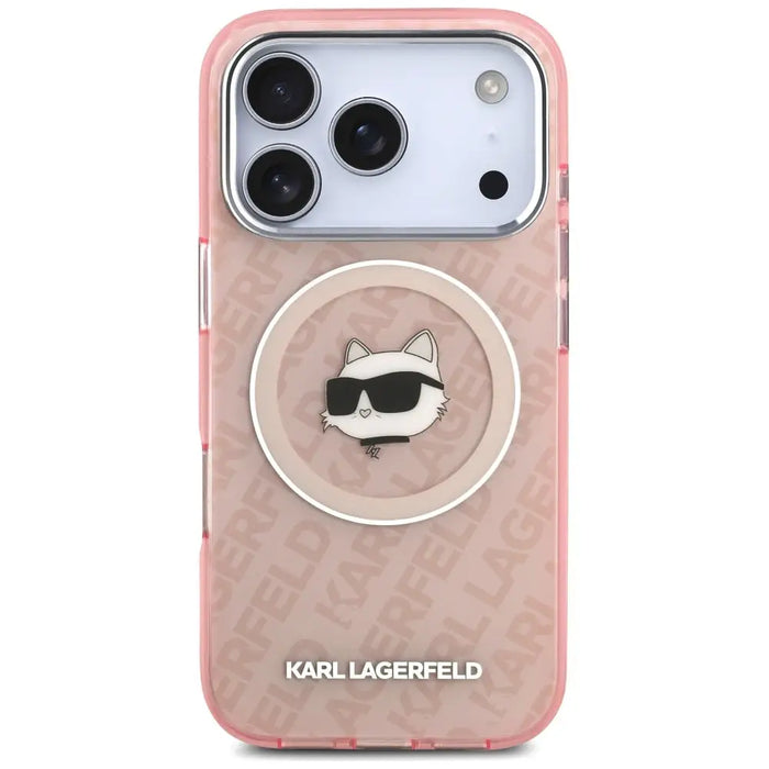 Karl Lagerfeld IML Choupette Head Logo MagSafe Case