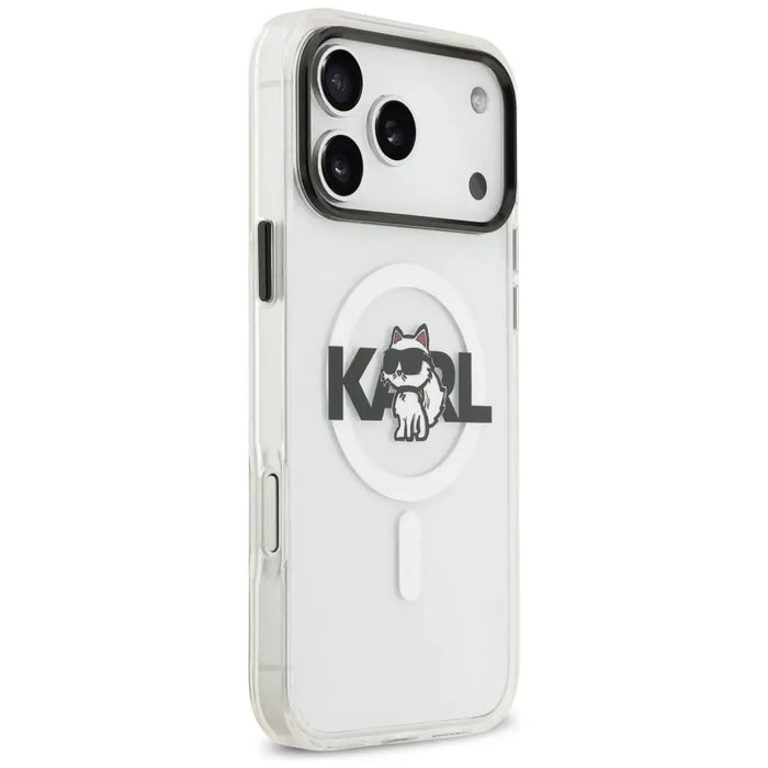 Karl Lagerfeld IML Choupette Sketch Logo MagSafe Case