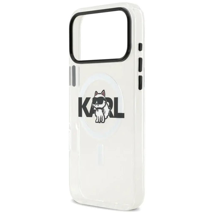 Karl Lagerfeld IML Choupette Sketch Logo MagSafe Case