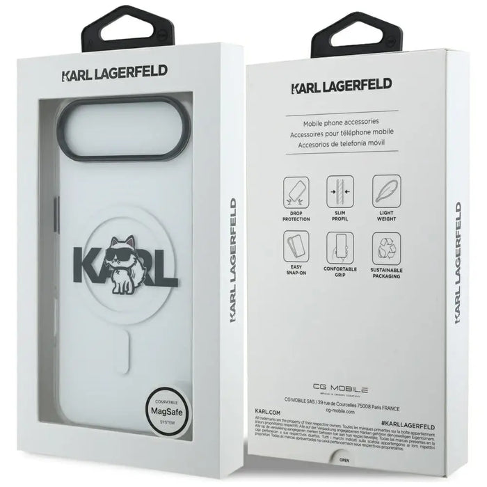 Karl Lagerfeld IML Choupette Sketch Logo MagSafe iPhone Air