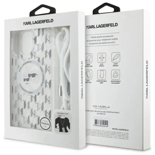 Karl Lagerfeld IML Crossbody монограм Karl & Choupette Head