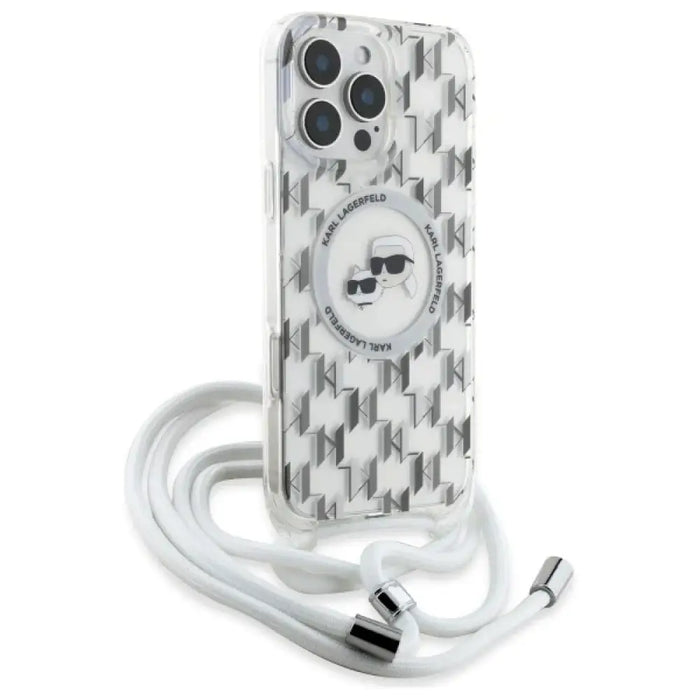 Karl Lagerfeld IML Crossbody монограм Karl & Choupette Head