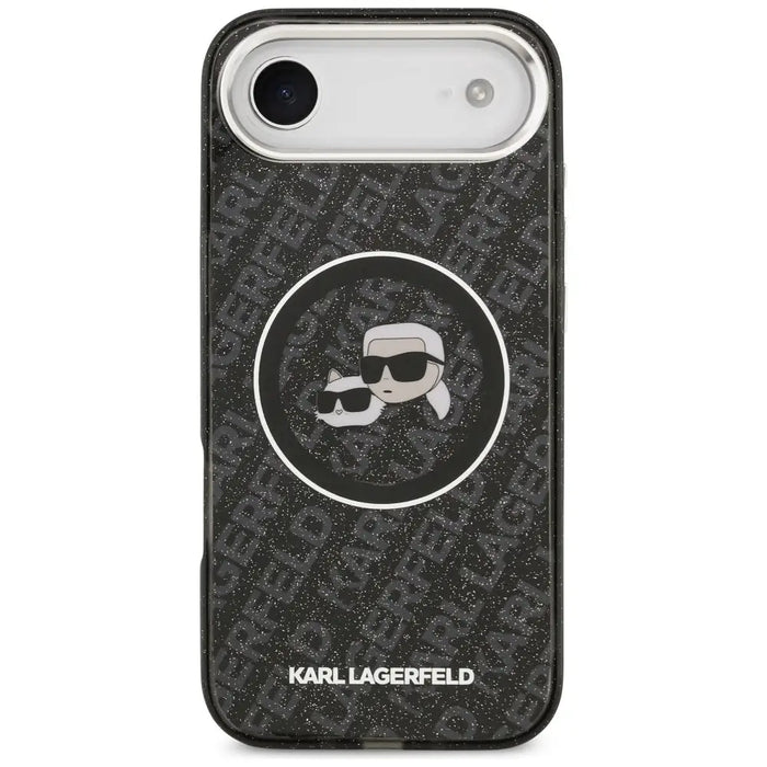 Karl Lagerfeld IML Glitter Karl & Choupette Heads Logo