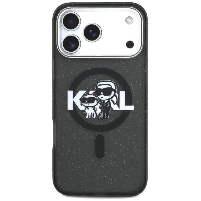 Karl Lagerfeld IML Glitter Karl & Choupette Sketch Logo