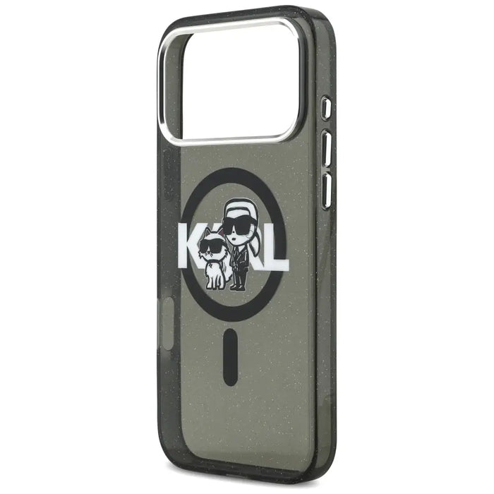 Karl Lagerfeld IML Glitter Karl & Choupette Sketch Logo