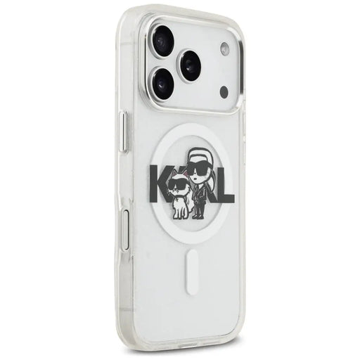 Karl Lagerfeld IML Glitter Karl & Choupette Sketch Logo