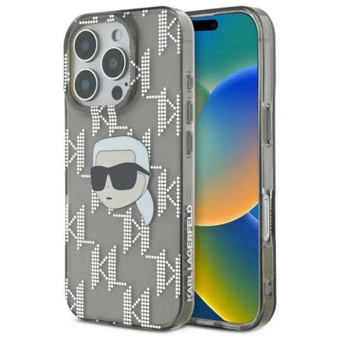 Karl Lagerfeld IML Karl Head Electroplated Case за iPhone
