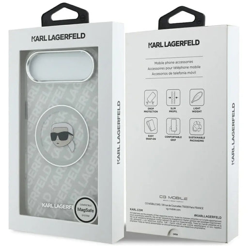 Karl Lagerfeld IML Karl Head Logo MagSafe Air Case
