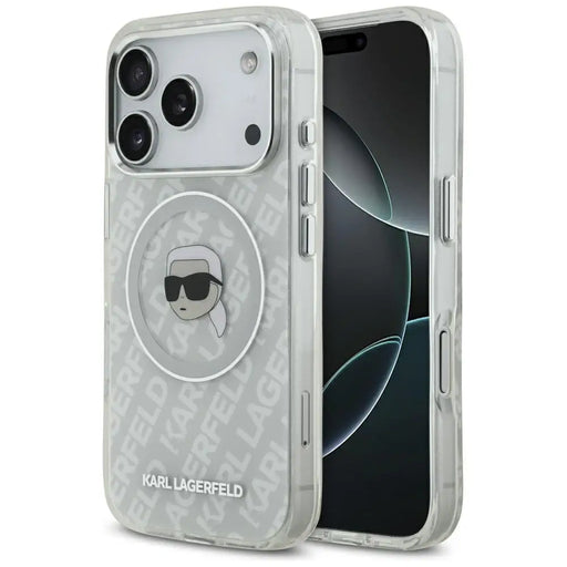 Karl Lagerfeld IML Karl Head Logo MagSafe Case за iPhone 17