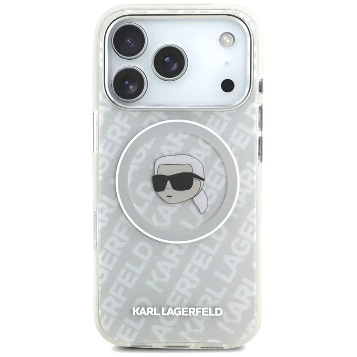 Karl Lagerfeld IML Karl Head Logo MagSafe Case за iPhone 17