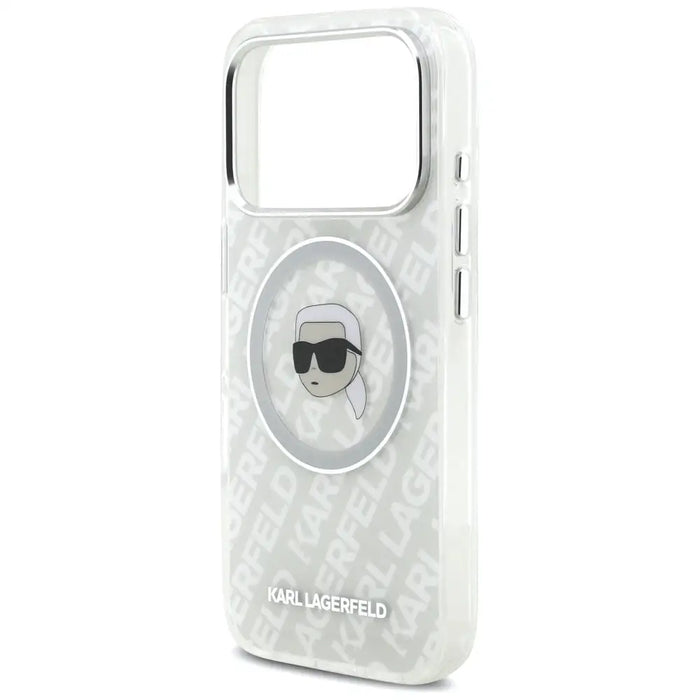 Karl Lagerfeld IML Karl Head Logo MagSafe Case за iPhone 17