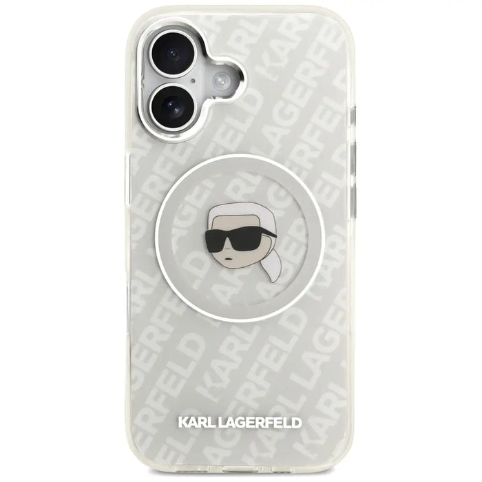 Karl Lagerfeld IML Калъф MagSafe за iPhone 17 с логото