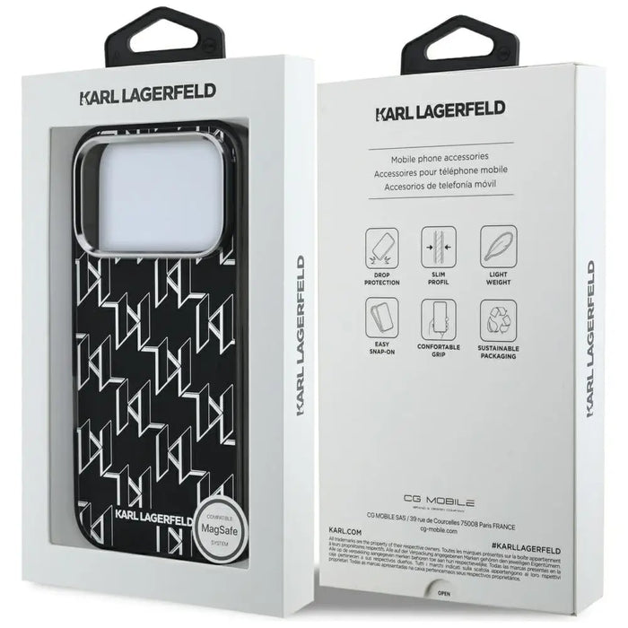 Karl Lagerfeld IML KL Monogram MagSafe Case за iPhone 17