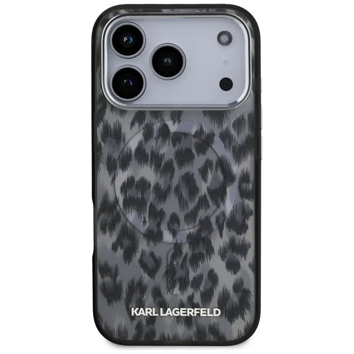 Karl Lagerfeld IML Leopard Pattern MagSafe Case за iPhone