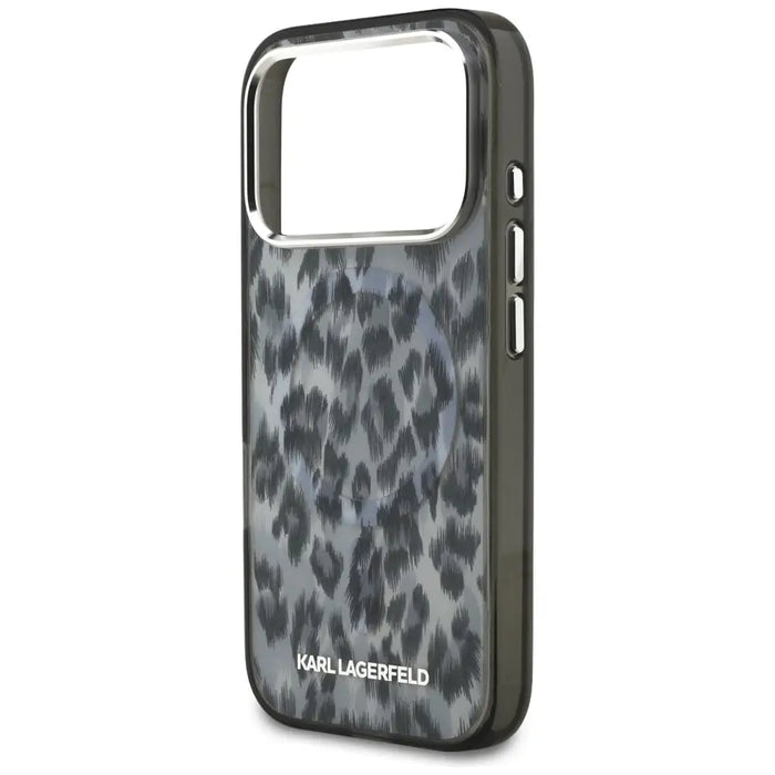 Karl Lagerfeld IML Leopard Pattern MagSafe Case за iPhone