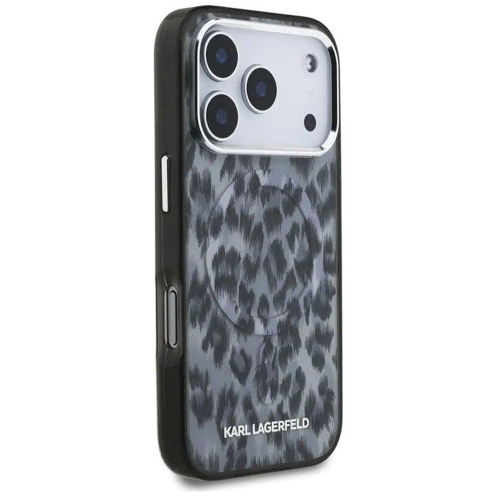 Karl Lagerfeld IML Leopard Pattern MagSafe Case за iPhone