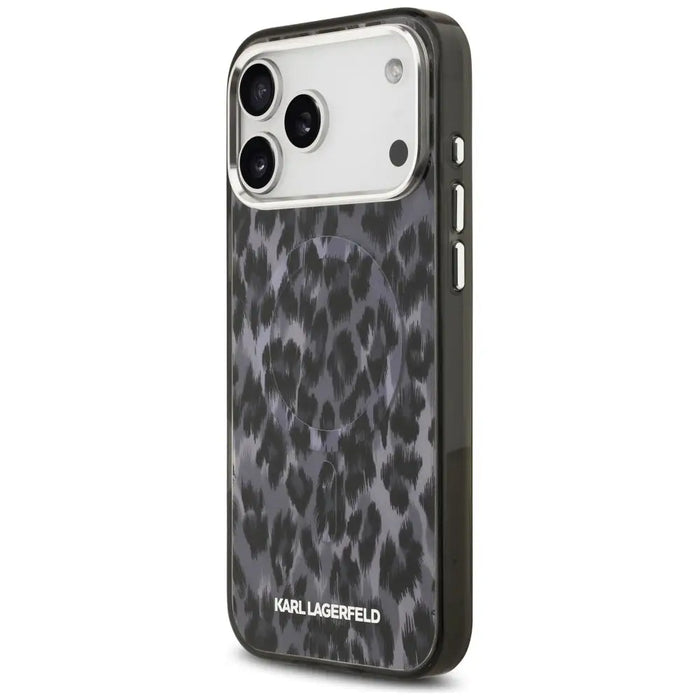 Karl Lagerfeld IML Leopard Pattern MagSafe Case за iPhone